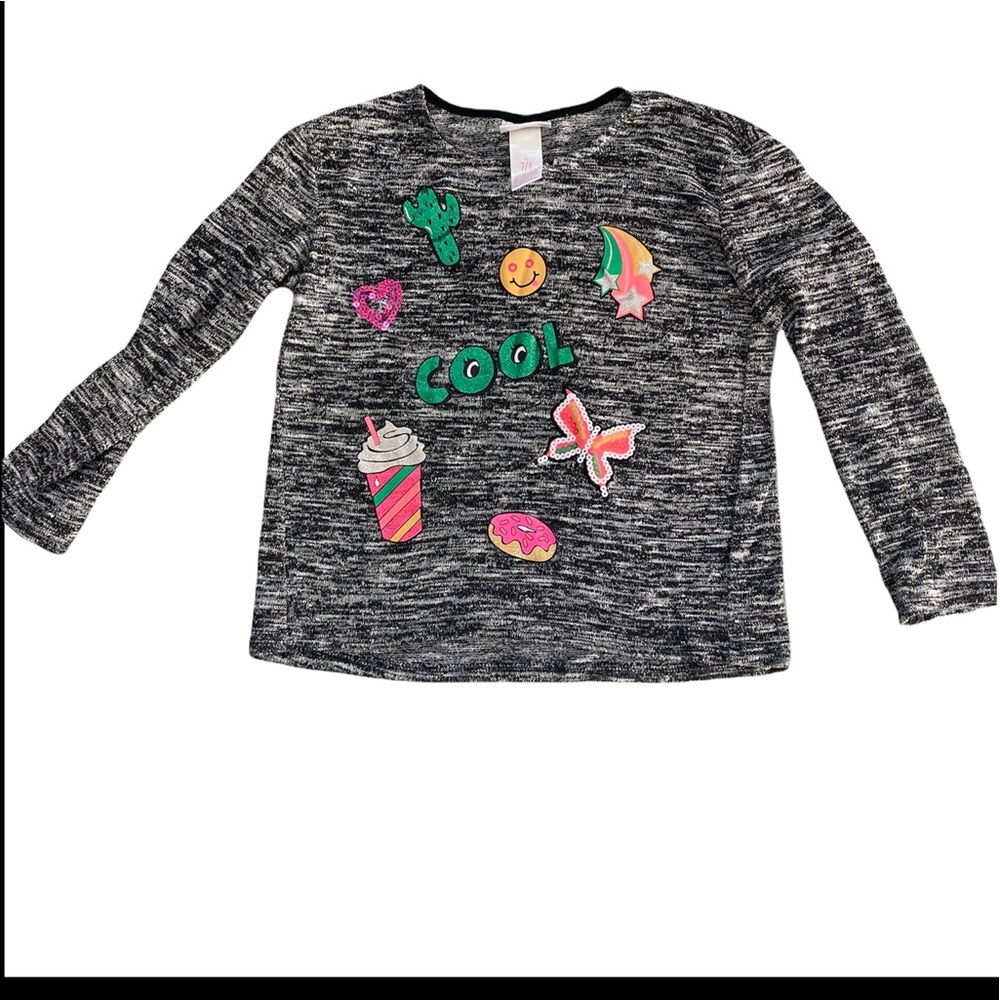 Extremely Me! Girls long sleeved emoji shirt